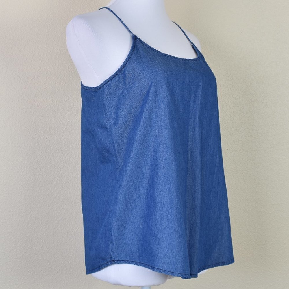 Stitch Fix Your Story Klare Chambray Tank Top NEW XS - Picture 2 of 8